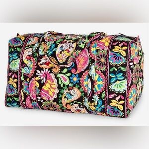 Vera Bradley Midnight with Mickey Large Duffel